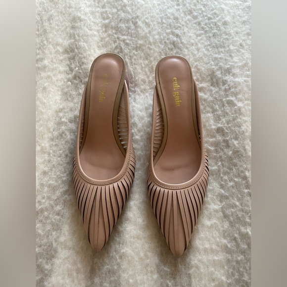 ✨Cult Gaia ✨ Beige Women's Alia Mules - Picture 5 of 12